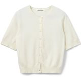Sofie Schnoor - Sunasw - Cardigan - Wit - Korte Mouwen - Gebreide Constructie