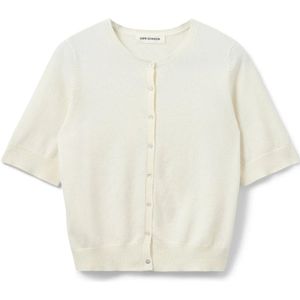 Sofie Schnoor - Sunasw - Cardigan - Wit - Korte Mouwen - Gebreide Constructie