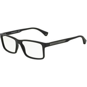 Emporio Armani - EA3038 - Optische Monturen - Zwart Transparant