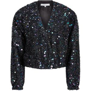 Dante 6, Dames, Blouses & Shirts, Veelkleurig, Maat: XS Satijn,