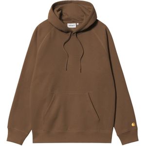 Carhartt Wip, Heren, Sweatshirts & Hoodies, Bruin, Maat: 2XL Katoen,