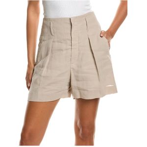 Brunello Cucinelli, Dames, Korte broeken, Beige, Maat: S