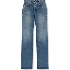 Off White, Dames, Jeans, Blauw, Maat: W25