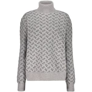 Herno, Dames, Truien, Grijs, Maat: M Wol,