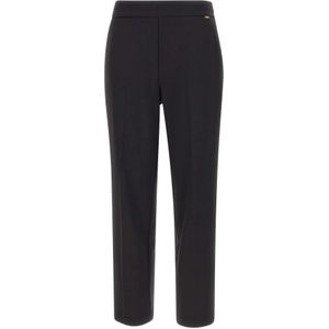 Kaos, Dames, Broeken, Zwart, Maat: XS Leer,