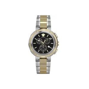 Versace V-Extreme PRO 46Mm Chrono Horloge , Gray , Heren , Maat: ONE Size