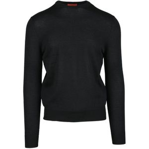 Ballantyne, Heren, Truien, Zwart, Maat: L Wol,