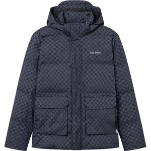 Les Deux, Heren, Jassen, Blauw, Maat: XL Leer,