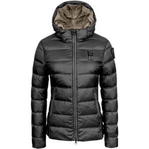 Blauer, Dames, Jassen, Grijs, Maat: XS Nylon,