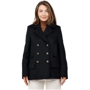 Dondup, Dames, Jassen, Blauw, Maat: XS Velours,