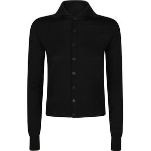 MM6 Maison Margiela, Dames, Truien, Zwart, Maat: XS