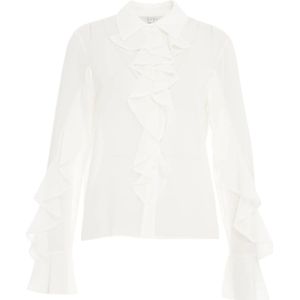 Kaos, Dames, Blouses & Shirts, Wit, Maat: XS