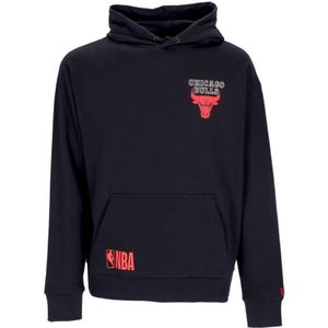 New Era NBA Chicago Bulls Team Logo Hoodie 60284623, Mannen, Zwart, Sweatshirt