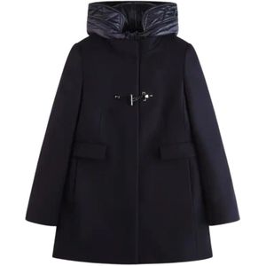 Fay, Dames, Mantels, Blauw, Maat: 2XL Wol,