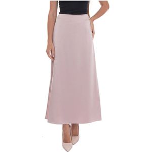 Weekend Max Mara, Dames, Rokken, Roze, Maat: S Leer,