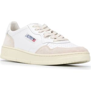 Autry Suede Witte Sneakers , Beige , Heren , Maat: 42 EU