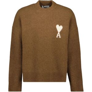 Ami Paris, Dames, Truien, Bruin, Maat: M Wol,