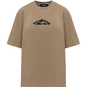 Dsquared2, Dames, Tops, Beige, Maat: XS