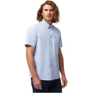 Harmont & Blaine, Heren, Overhemden, Blauw, Maat: XL Katoen,