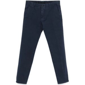 Incotex, Heren, Broeken, Blauw, Maat: W30 Katoen,