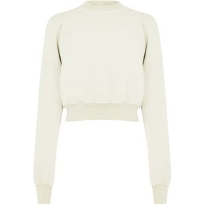 Rick Owens, Dames, Sweatshirts & Hoodies, Grijs, Maat: M Katoen,