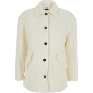 Atelier Edition, Dames, Jassen, Wit, Maat: S Wol,