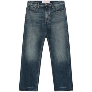 Valentino, Heren, Jeans, Blauw, Maat: W31 Denim,