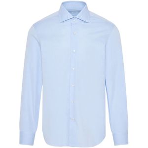 Barba, Heren, Overhemden, Blauw, Maat: 4XL Katoen,