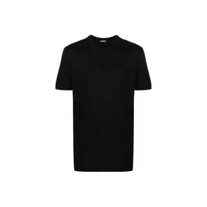 Dsquared2 Zwarte Stretch T-Shirt Ondergoed , Black , Heren , Maat: S
