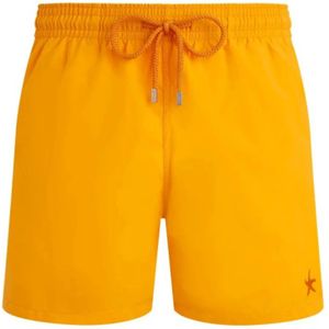 Vilebrequin, Heren, Badkleding, Oranje, Maat: S Polyamide,