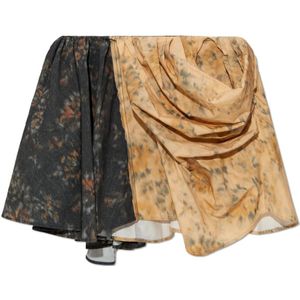Ganni, Dames, Rokken, Veelkleurig, Maat: S Katoen,