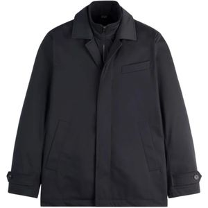 Fay, Heren, Jassen, Zwart, Maat: XL