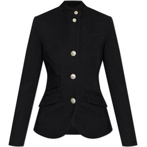 Rag & Bone - Stand-Up Collar Blazer - Zwart - Dames