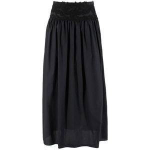 Ermanno Scervino, Dames, Rokken, Zwart, Maat: S Katoen,