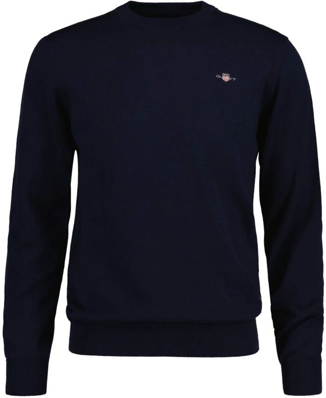 Gant - 8060068 - Trui - Katoen-Lamswolmix - Ronde Hals