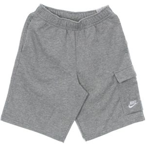 Nike, Heren, Korte broeken, Grijs, Maat: XL Katoen,