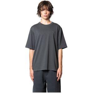 Ami Paris, Heren, Tops, Grijs, Maat: M Katoen,