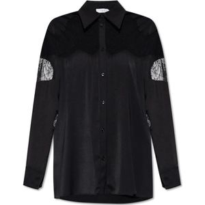 Iro, Dames, Blouses & Shirts, Zwart, Maat: XS Satijn,