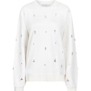 Dante 6, Dames, Sweatshirts & Hoodies, Wit, Maat: XS Katoen,