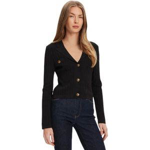 Guess, Dames, Truien, Zwart, Maat: XL