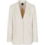Armani Exchange - Elegante Crèmekleurige Jas - Dames - Regular Fit - Herfst-Winter