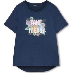 Fiorella Rubino, Dames, Tops, Blauw, Maat: XS Viscose,