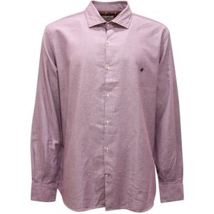 Brooksfield, Heren, Overhemden, Rood, Maat: 4XL Katoen,