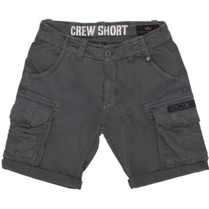 Alpha Industries, Heren, Korte broeken, Grijs, Maat: W28
