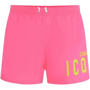Dsquared2, Heren, Badkleding, Roze, Maat: S