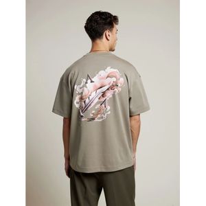 Aeden, Heren, Tops, Groen, Maat: 2XL Katoen,