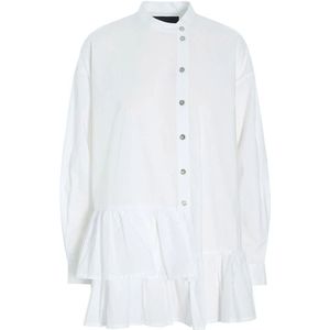 Bitte Kai Rand, Dames, Blouses & Shirts, Wit, Maat: L Katoen,