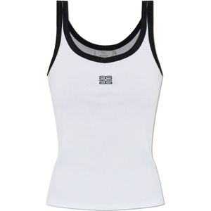 Gestuz, Dames, Tops, Wit, Maat: L Katoen,