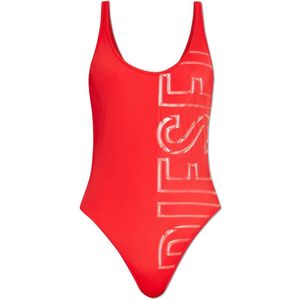 Diesel, Dames, Badkleding, Rood, Maat: L Poliester,