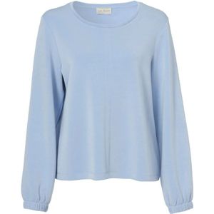 Via Appia Due, Dames, Tops, Blauw, Maat: 2XL